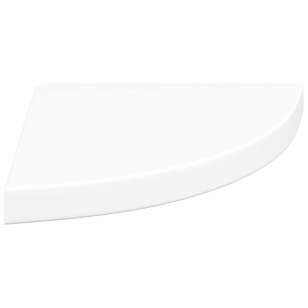 Scaffali Angolari a Parete 4 pz Bianchi 35x35x3,8 cm in MDF | homemem39
