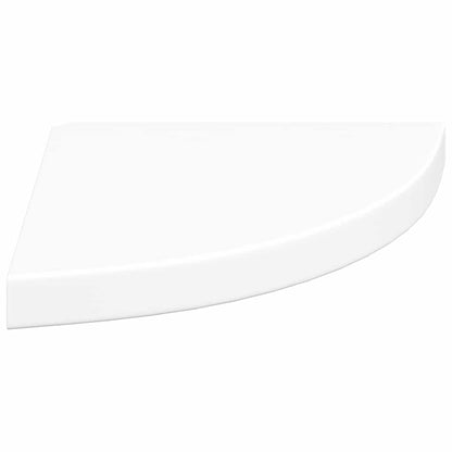 Scaffali Angolari a Parete 4 pz Bianchi 35x35x3,8 cm in MDF | homemem39