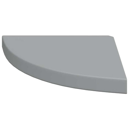 Scaffale Angolare a Parete Grigio 35x35x3,8 cm in MDF | homemem39