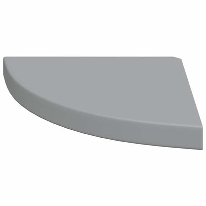 Scaffali Angolari a Parete 2 pz Grigi 35x35x3,8 cm in MDF | homemem39