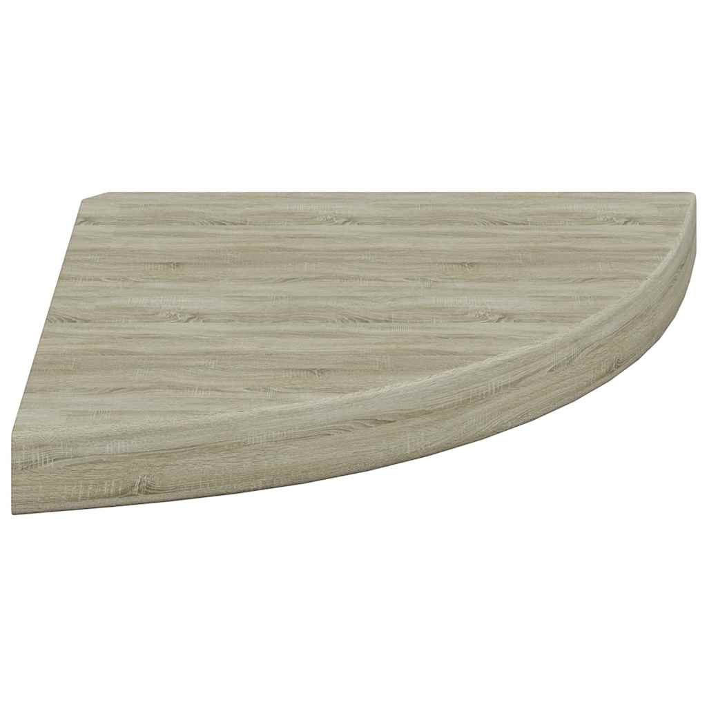 Scaffali Angolari a Parete 2 pz Rovere 35x35x3,8 cm in MDF | homemem39