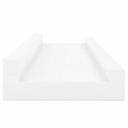 Mensole con Sporgenza 2 pz Bianche 60x9x3 cm MDF | homemem39