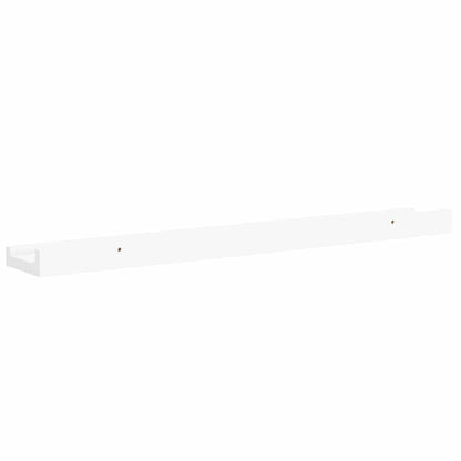 Mensole con Sporgenza 2 pz Bianche 60x9x3 cm MDF | homemem39
