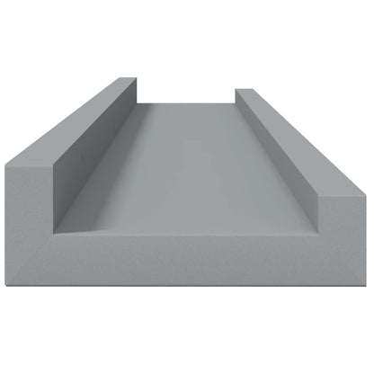 Mensole Loggia per Foto 2 pz Grigie 60x9x3 cm in MDF | homemem39