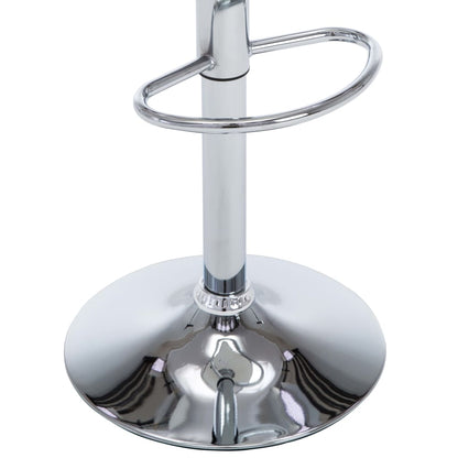 323647 vidaXL Bar Stools 2 pcs Cream Faux Leather - homemem39