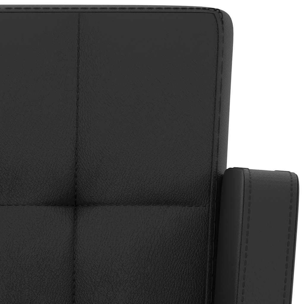 Sgabelli da Bar 2 pz Neri in Similpelle - homemem39