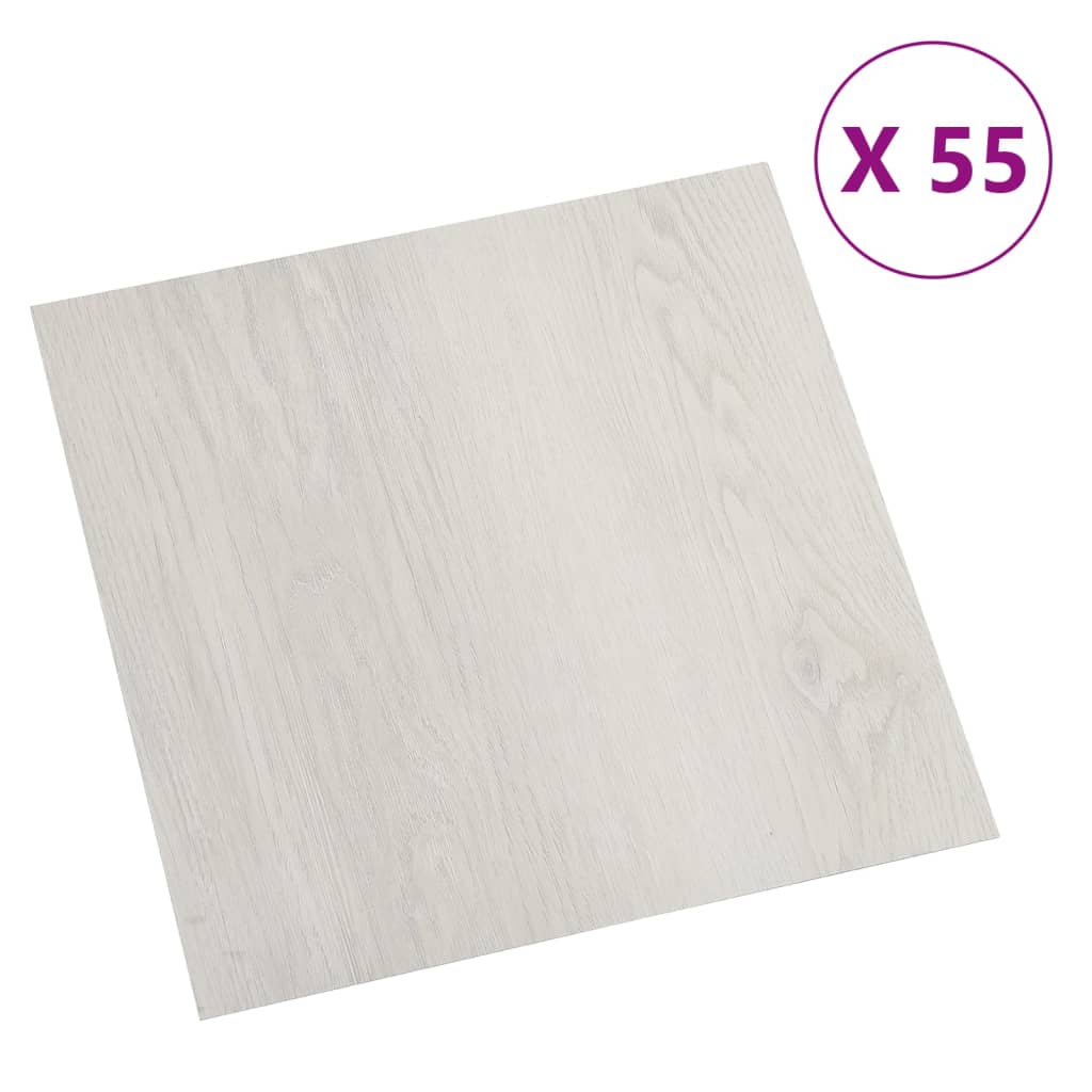 Listoni per Pavimenti Autoadesivi 55 pz in PVC 5,11 m² Beige - homemem39