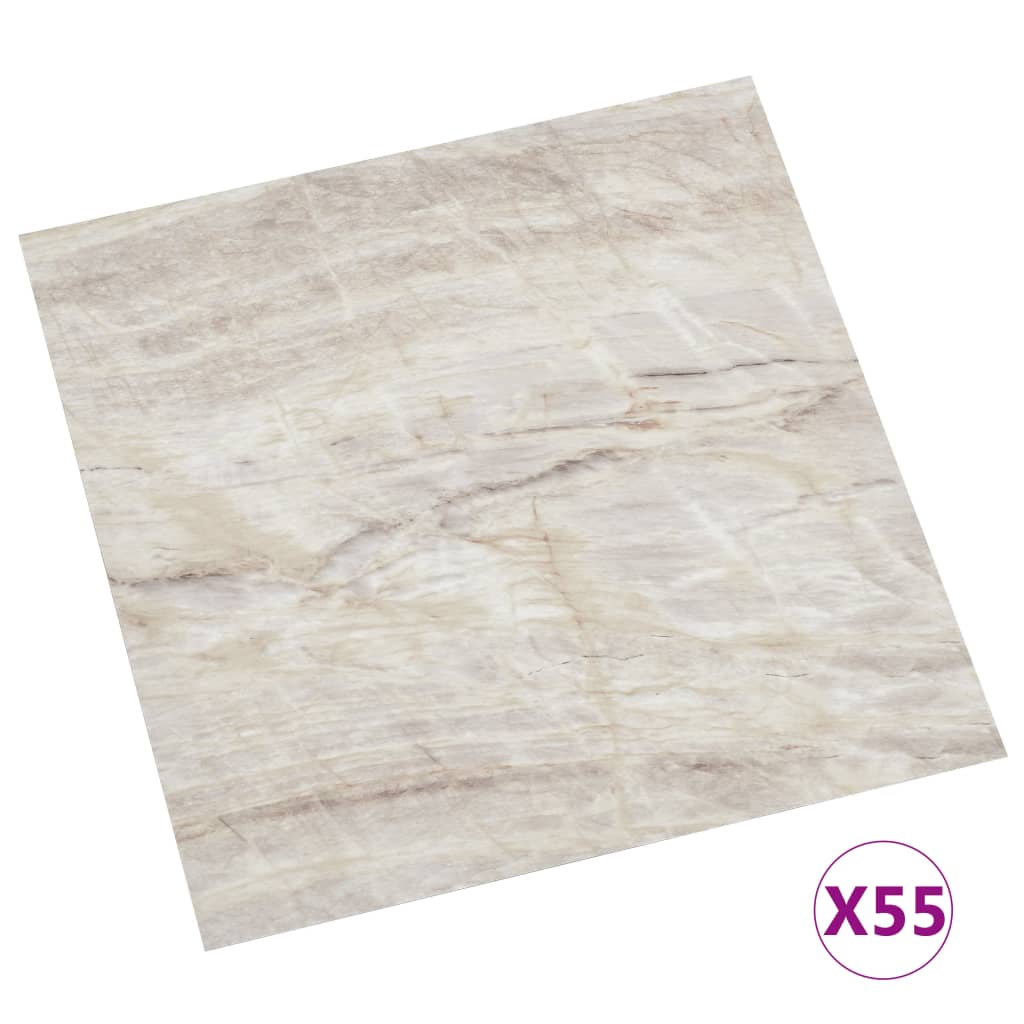 Listoni per Pavimenti Autoadesivi 55 pz in PVC 5,11 m² Beige - homemem39