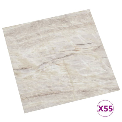 Listoni per Pavimenti Autoadesivi 55 pz in PVC 5,11 m² Beige - homemem39
