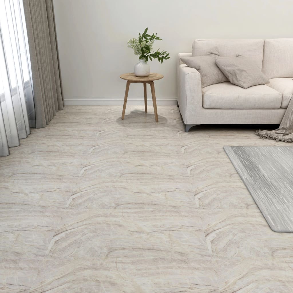 Listoni per Pavimenti Autoadesivi 55 pz in PVC 5,11 m² Beige - homemem39