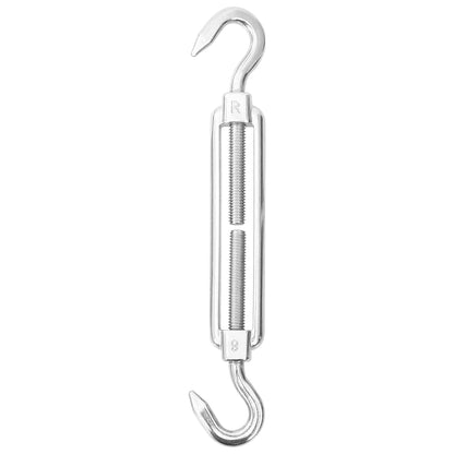 Set Accessori per Vela Parasole 9 pz in Acciaio Inossidabile