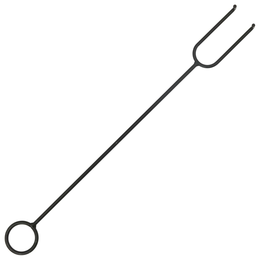 Braciere con Attizzatoio 62 cm XXL in Acciaio - homemem39