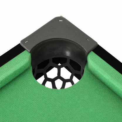Mini Tavolo da Biliardo 3 Piedi 92x52x19 cm Nero e Verde | homemem39