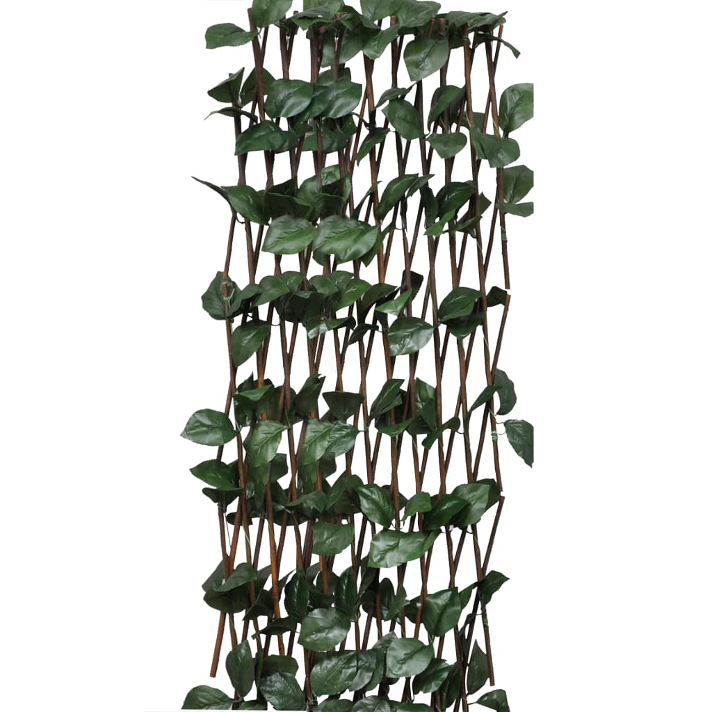 Willow Trellis Fence 5 pcs Artificial Leaves 180x60 cm