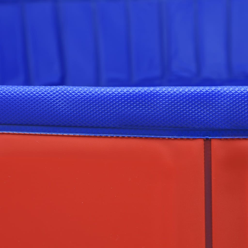 Piscina per Cani Pieghevole Rossa 200x30 cm in PVC | homemem39