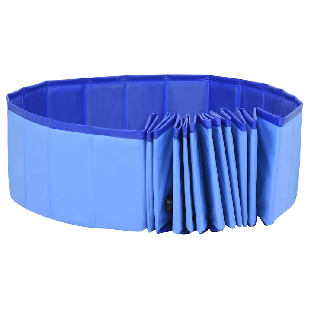 Piscina per Cani Pieghevole Blu 300x40 cm in PVC | homemem39