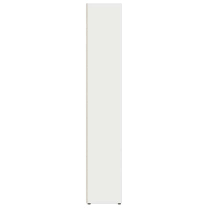 Scaffali Porta CD 2 pz Bianchi 21x16x93,5 cm Legno Multistrato | homemem39