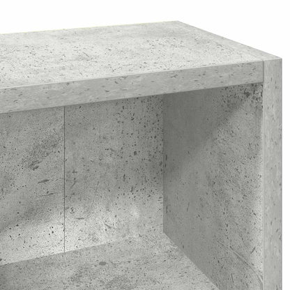 Scaffali CD 2pz Grigio Cemento 21x16x93,5 cm Legno Multistrato | homemem39