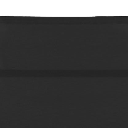 Lettino Prendisole in Textilene e Alluminio Nero - homemem39