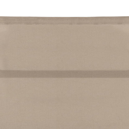 Lettino Prendisole in Textilene e Alluminio Crema