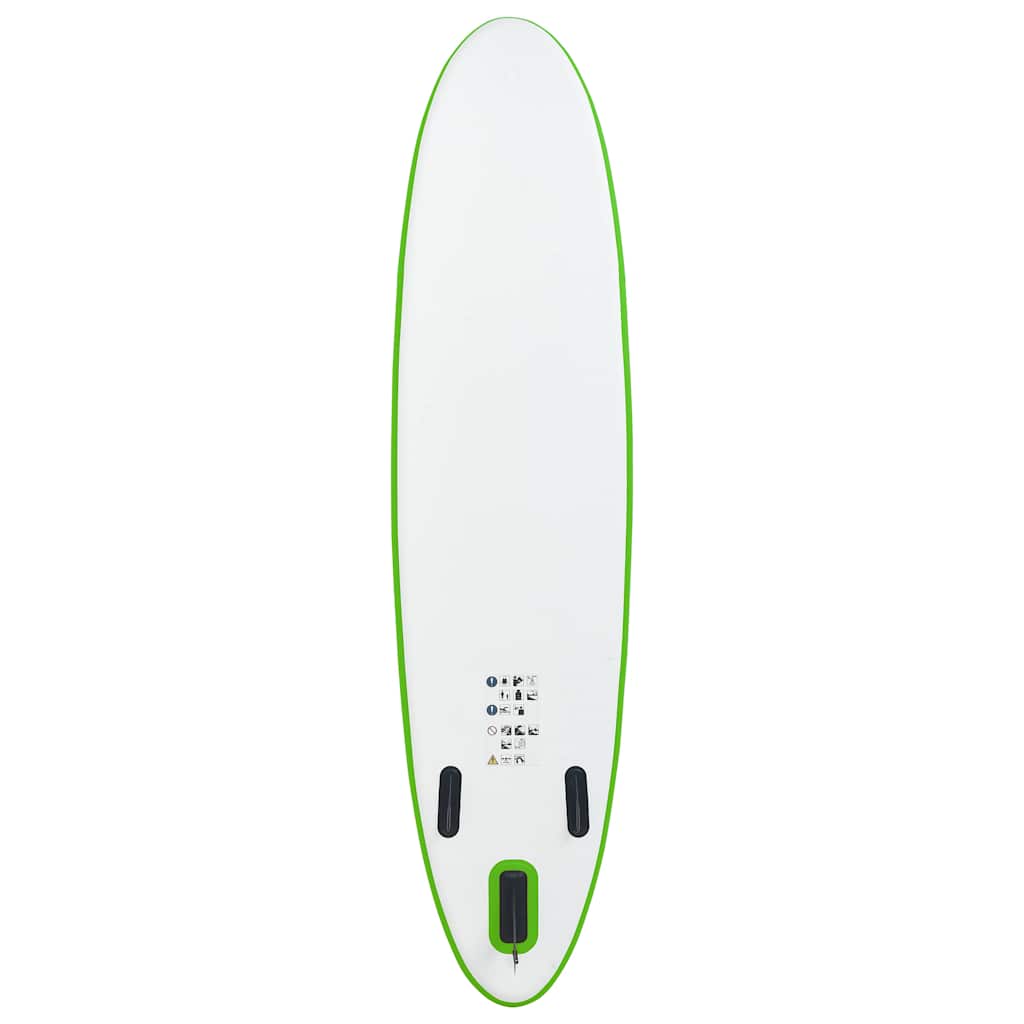 Set Tavola da SUP Gonfiabile Verde e Bianco - homemem39