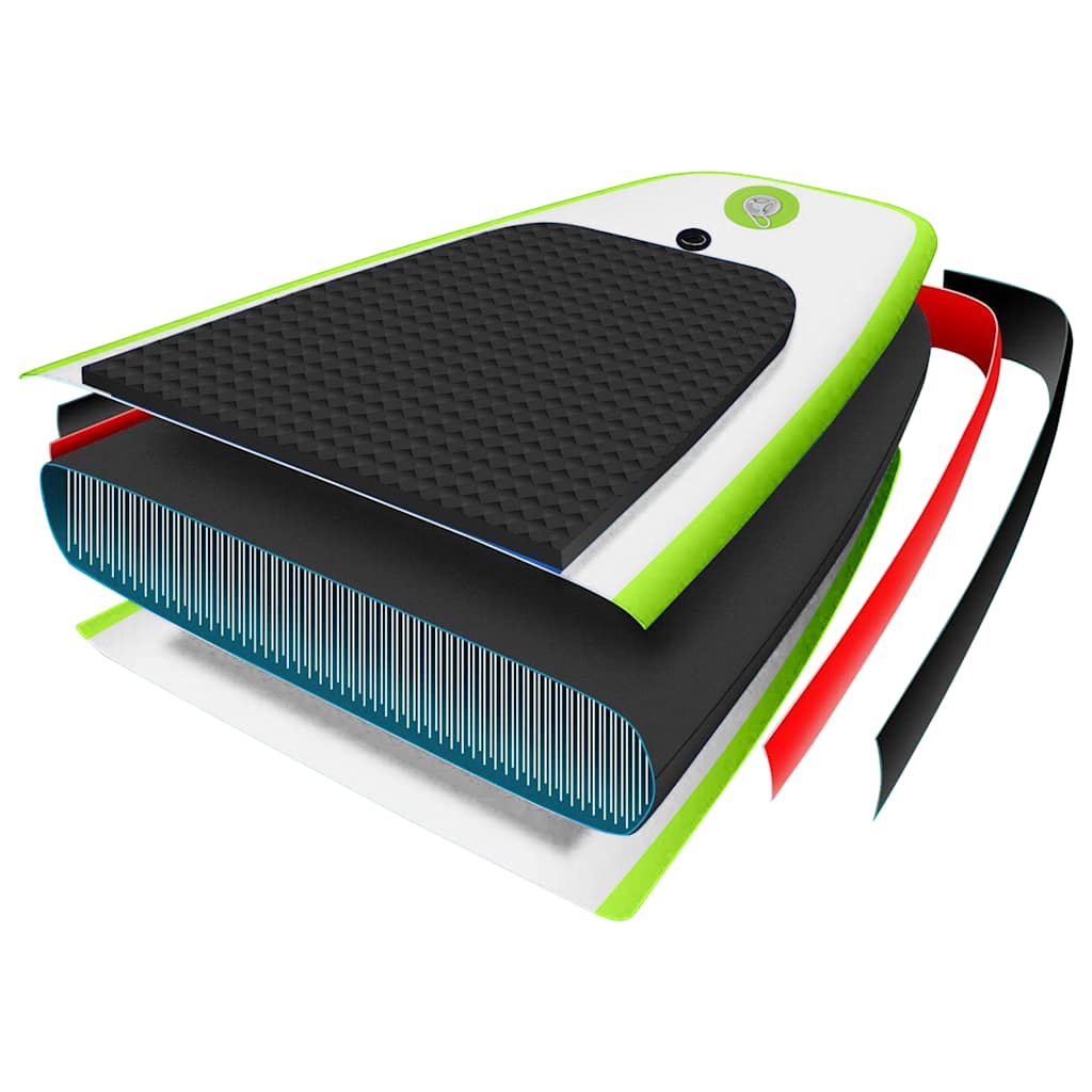 Set Tavola da SUP Gonfiabile Verde e Bianco | homemem39