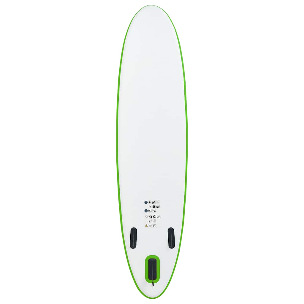 Set Tavola da SUP Gonfiabile Verde e Bianco | homemem39