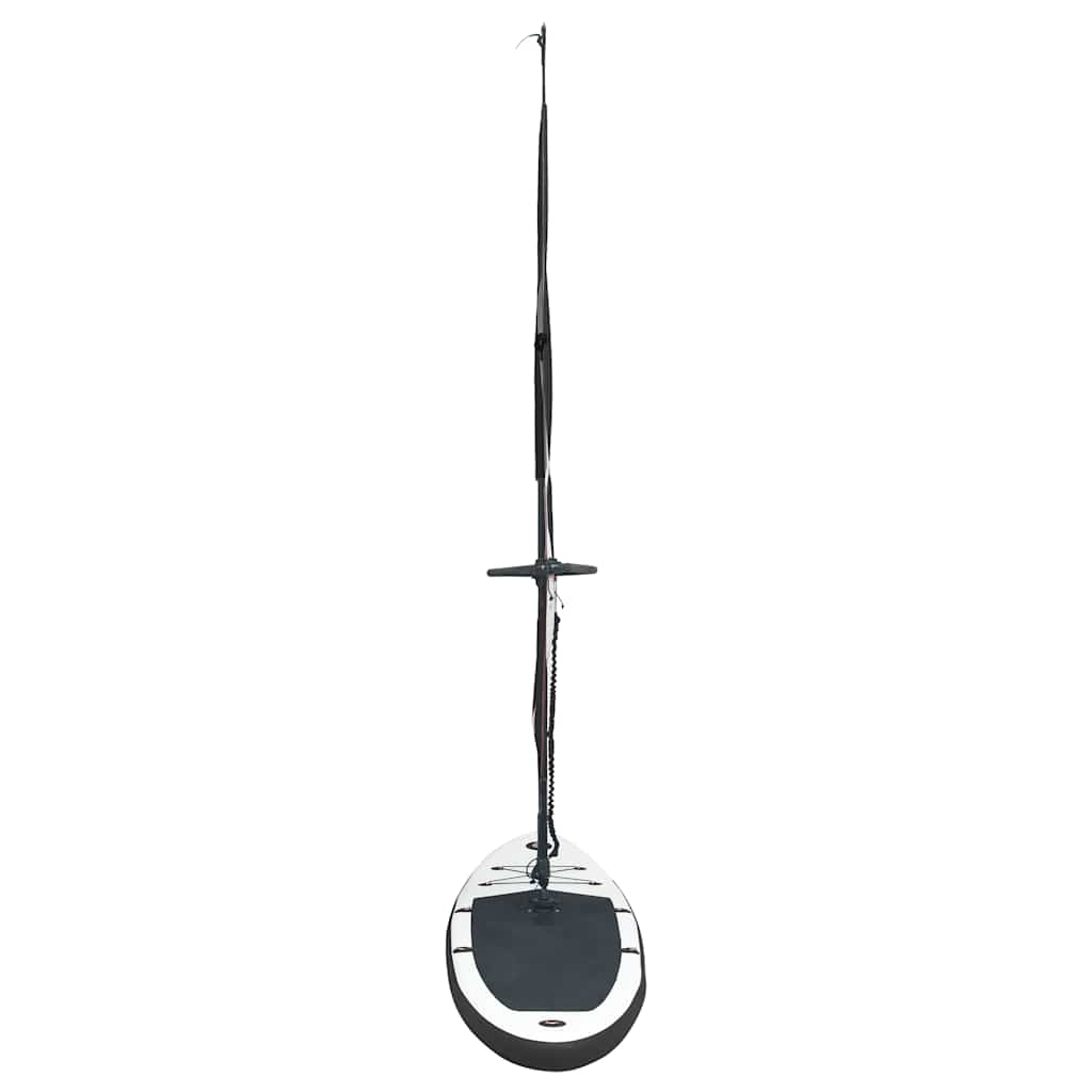Set Tavola Gonfiabile da SUP con Vela Nero e Bianco | homemem39