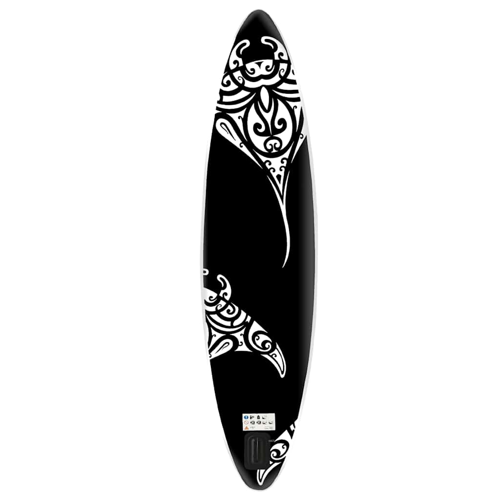 Set Tavola Gonfiabile da SUP 305x76x15 cm Nera | homemem39
