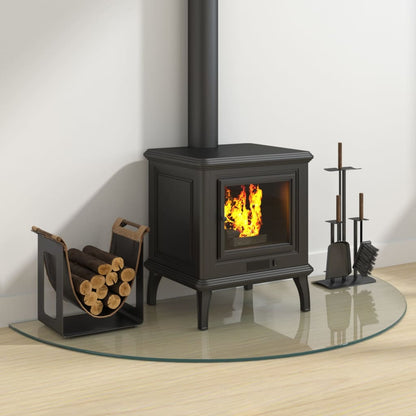 Lastra in Vetro per Caminetto Semicircolare 1200x600 mm