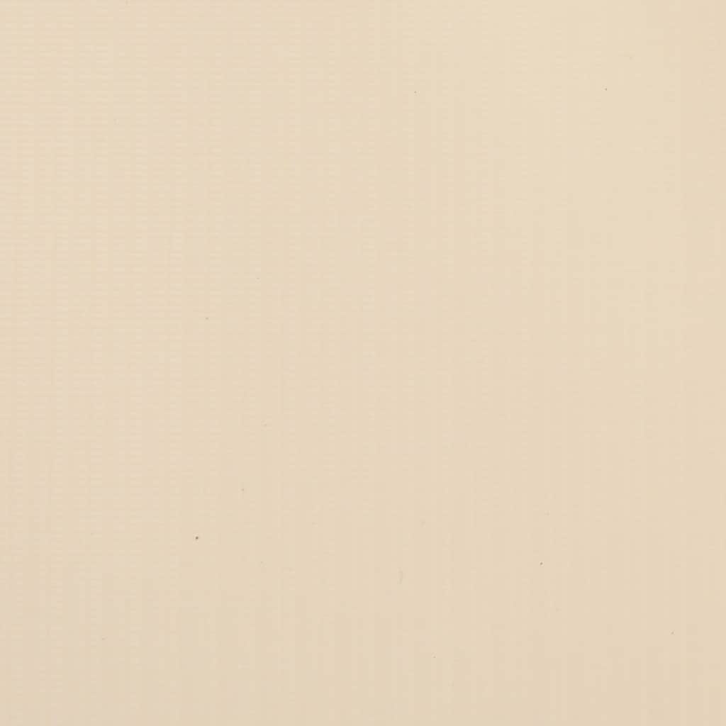 Recinzione Frangivento da Giardino PVC 35x0,19 m Crema