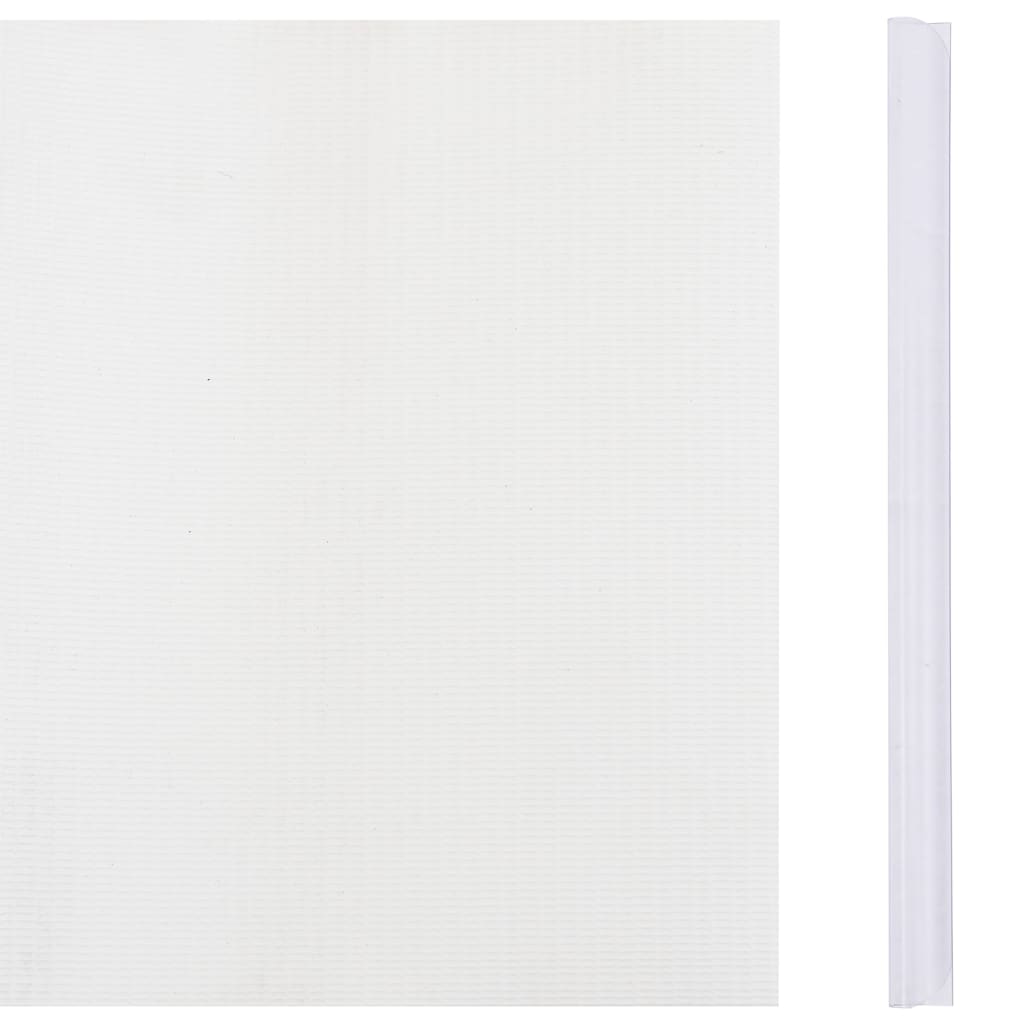Recinzione Frangivento 4 pz in PVC 35x0,19m Bianco