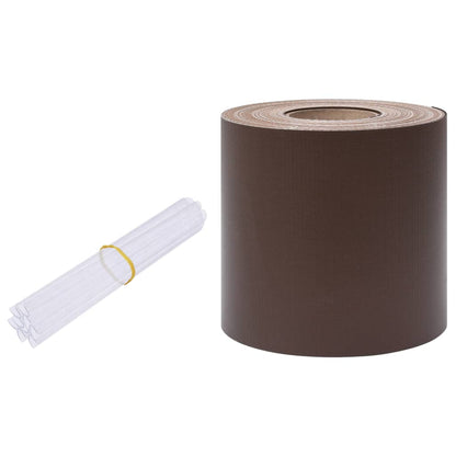 Recinzione Frangivento da Giardino PVC 35x0,19 m Marrone | homemem39