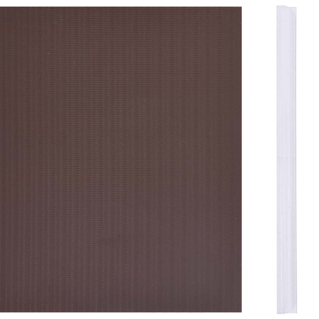 Recinzione Frangivento da Giardino PVC 35x0,19 m Marrone | homemem39