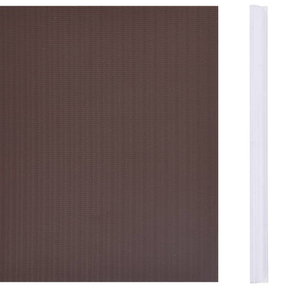 Recinzione Frangivento da Giardino PVC 35x0,19 m Marrone