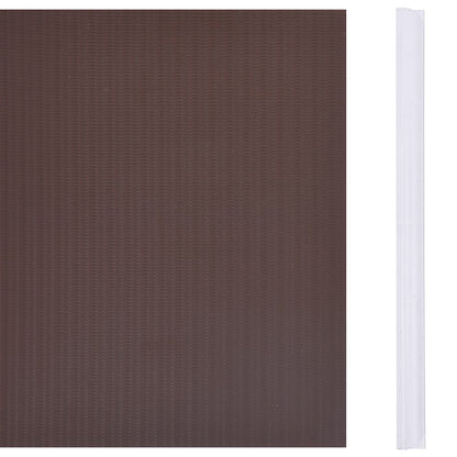 Recinzione Frangivento da Giardino PVC 70x0,19 m Marrone | homemem39
