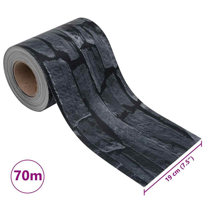 Recinzione Frangivento da Giardino PVC 70x0,19 m Grigio | homemem39