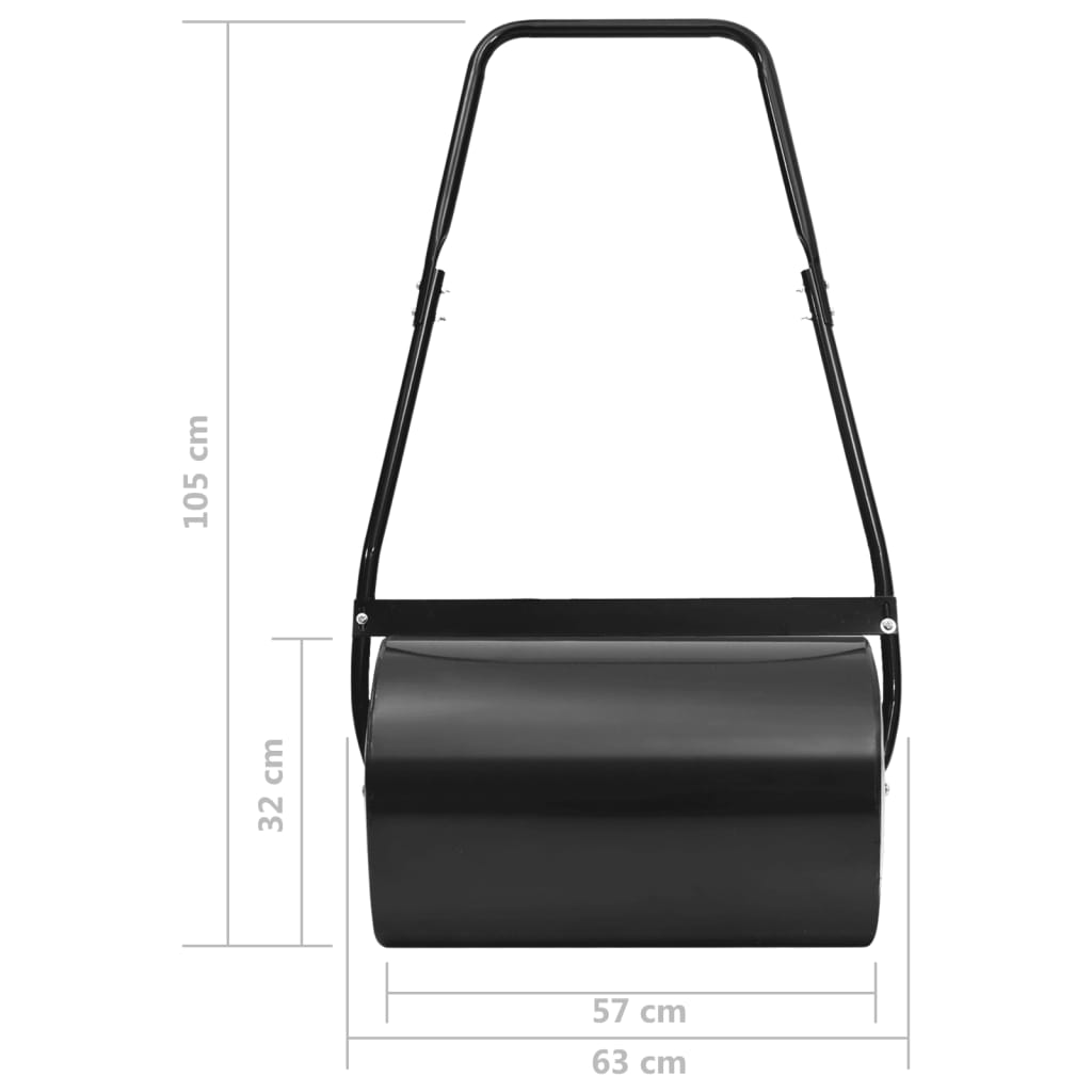 Arieggiatore da Giardino Nero 63 cm 50 L - homemem39