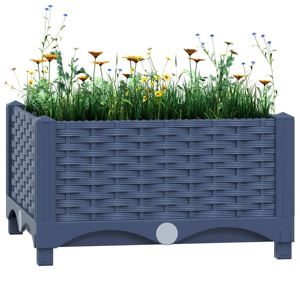 Fioriera Rialzata 40x40x23 cm in Polipropilene