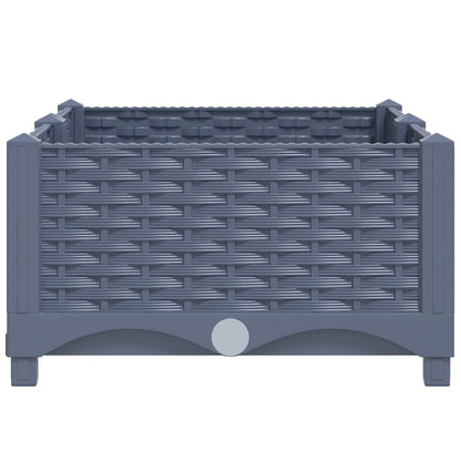Fioriera Rialzata 80x40x23 cm in Polipropilene