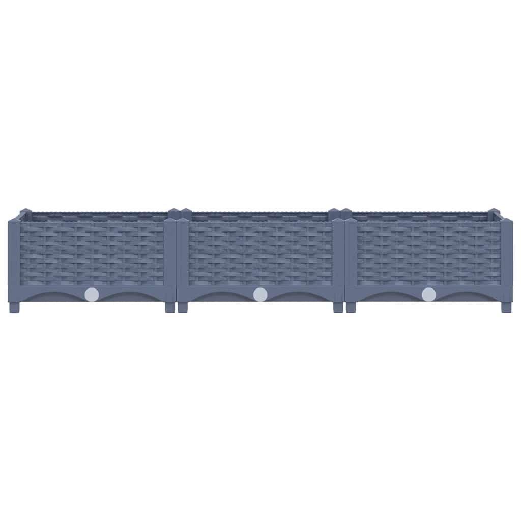 Fioriera Rialzata 120x40x23 cm in Polipropilene