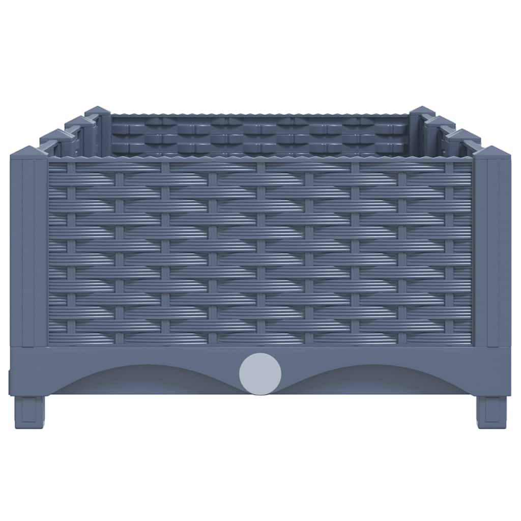 Fioriera Rialzata 120x40x23 cm in Polipropilene
