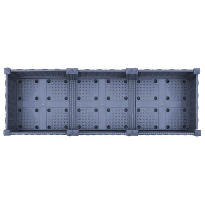 Fioriera Rialzata 120x40x23 cm in Polipropilene