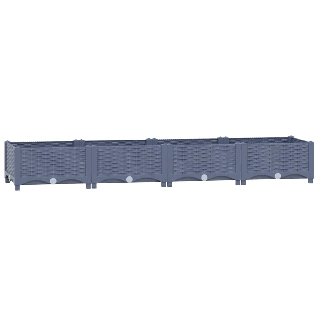 Fioriera Rialzata 160x40x23 cm in Polipropilene