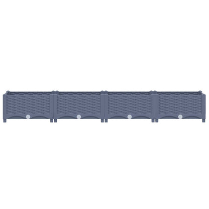 Fioriera Rialzata 160x40x23 cm in Polipropilene