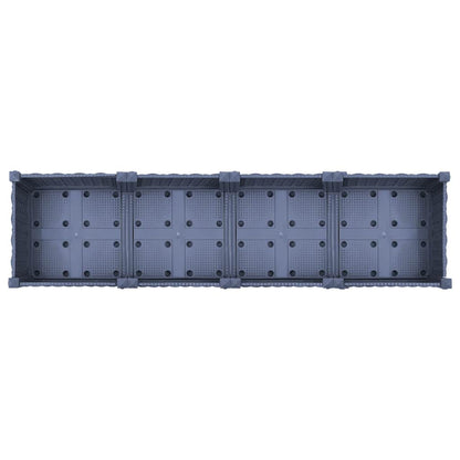 Fioriera Rialzata 160x40x23 cm in Polipropilene