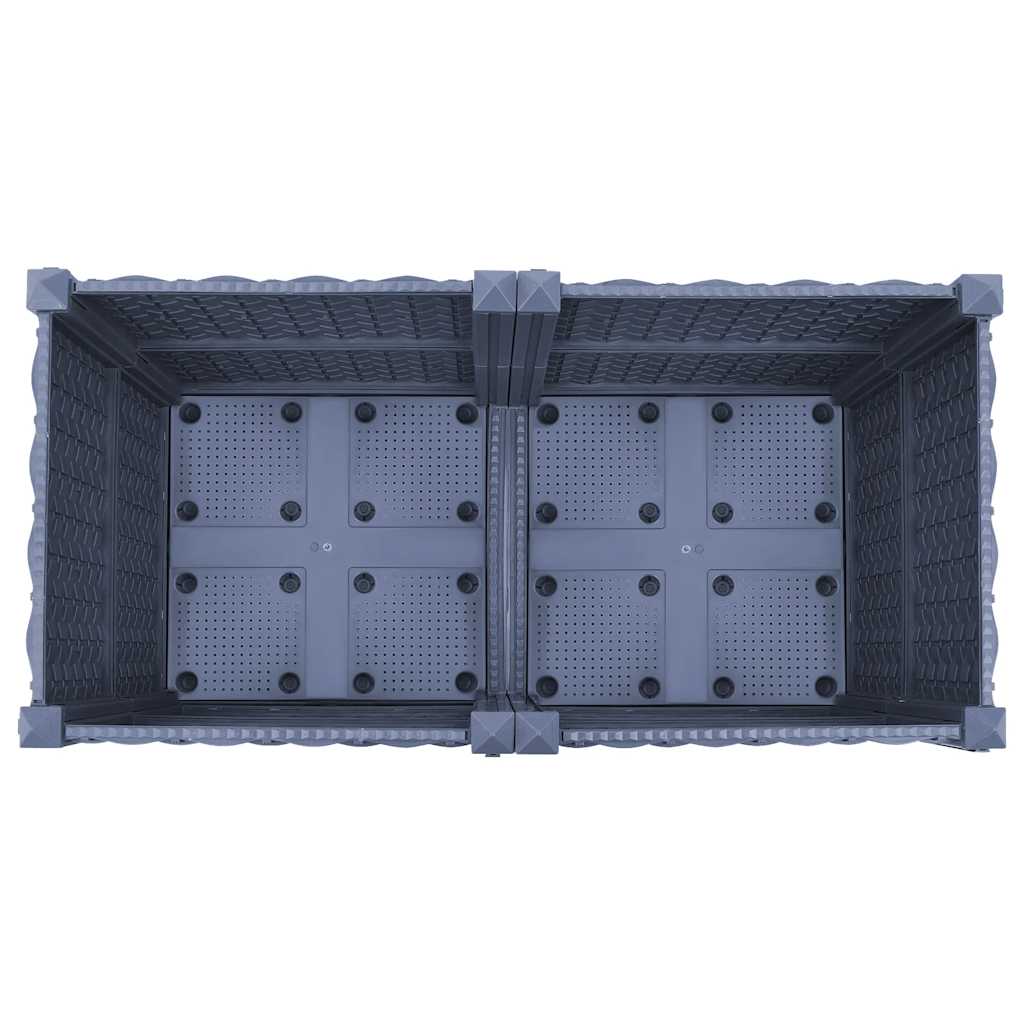 Fioriera Rialzata 80x40x38 cm in Polipropilene
