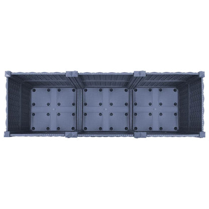 Fioriera Rialzata 120x40x38 cm in Polipropilene