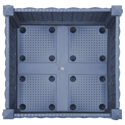 Fioriera Rialzata 40x40x71 cm in Polipropilene | homemem39