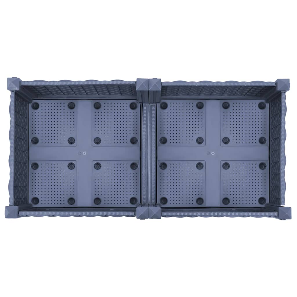 Fioriera Rialzata 80x40x71 cm in Polipropilene